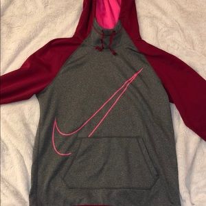 Nike Gray hoodie w/ strings